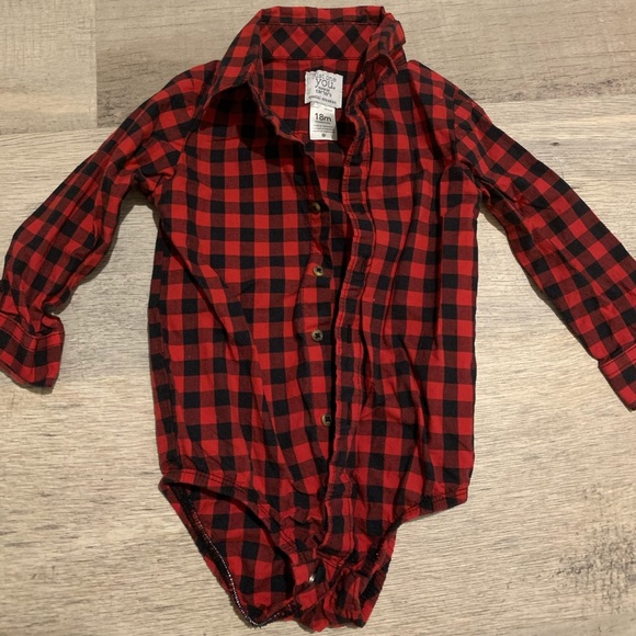 Big Bro/Little Bro Red Buffalo Check Shirts - Picture 2 of 6